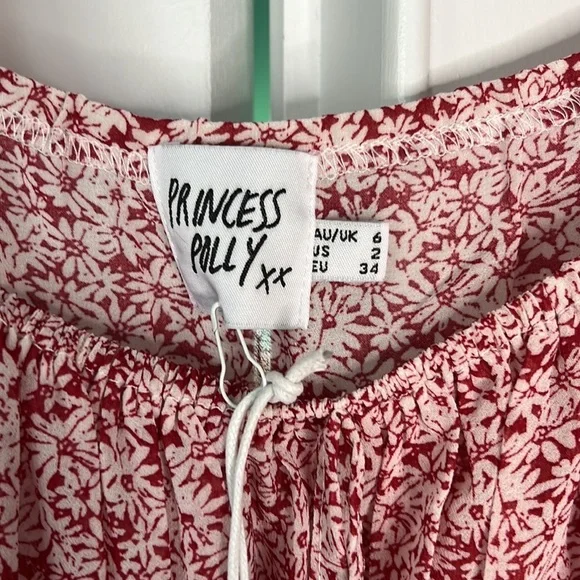 NWT Princess Polly Carrillo Floral Mini Dress - Picture 6 of 7